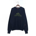 クリフ メイヤー KRIFF MAYER 裏起毛 クルー スウェット(サガラロゴ) (NAVY)