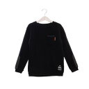 クリフ メイヤー KRIFF MAYER ふっくら 裏起毛 クルー スウェット (BLACK)