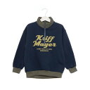 クリフ メイヤー KRIFF MAYER 裏起毛 ハーフジップ スウェット (NAVY)