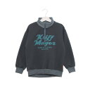 クリフ メイヤー KRIFF MAYER 裏起毛 ハーフジップ スウェット (CHARCOAL)