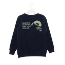 クリフ メイヤー KRIFF MAYER スフレタッチ クルー スウェット(虹) (D/NAVY)