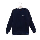 クリフ メイヤー KRIFF MAYER ふっくら 裏起毛 肩切替 クルー スウェット (NAVY)