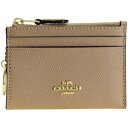 コーチ COACH Coach コーチ MINI SKINNY ID CASE 小銭入れ (Taupe)