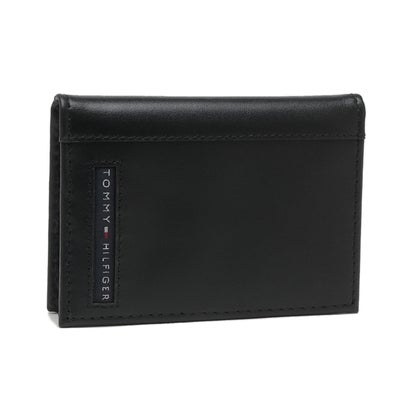 トミー ヒルフィガー TOMMY HILFIGER トミーヒルフィガー カードケース ブラック メンズ TOMMY HILFIGER 31TL20X026 001 (-)