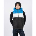 スタイルブロック STYLEBLOCK デュスポ中綿切替フーデッドベスト (ブルー×ブラック)(4)