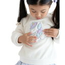 エスケープ SKAPE ボアアップリケトレーナー (ホワイト)