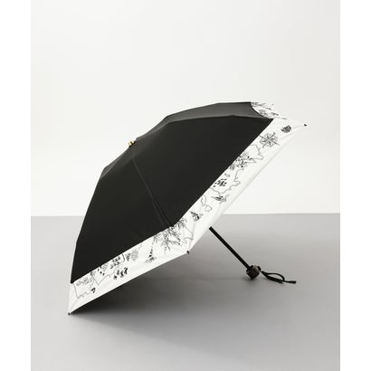 ビューランス Beaurance (ビューランス)切継ぎ刺繍 晴雨兼用折り畳みミニ傘 (ブラック) ビューランス Beaurance (ビューランス)切継ぎ刺繍 晴雨兼用折り畳みミニ傘 (ブラック)