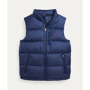 ポロ ラルフ ローレン POLO RALPH LAUREN (ボーイズ 8才〜20才)リップストップ ダウン ベスト (410ネイビー)(4)