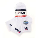 フィラ FILA 【キッズ】爪先踵補強ロゴ ショートソックス 3足組 ガールズ (その他1)
