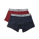 エンポリオ アルマーニ EMPORIO ARMANI ボクサーパンツ 2枚セット アンダーウェア メンズ 下着 ボクサー 無地 パンツ 3F720 2P【返品不...