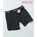 アンヴィル ANVIL 【ANVIL】 USAコットンボクサーパンツ ANV0540 (ブラック)