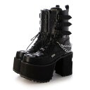ヨースケ YOSUKE 【直営SHOP限定厚底レースアップブーツ】 (ブラックコンビ)