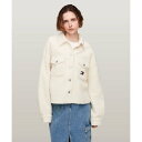 トミー ヒルフィガー TOMMY HILFIGER テディバッジオーバーシャツ (ホワイト)