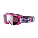 アックス AXE AXE アックス スキー ゴーグル AX270ーWMD キッズ ジュニア ダブルレンズ メガネ対応 (ピンク)(4)