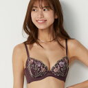 アモスタイル バイ トリンプ AMOSTYLE BY Triumph きゅっと寄せブラ ロージーパラダイス(B.C.Dカップ) AMST1488 WHU JX (ブラウン)
