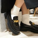 ジェフリーキャンベル Jeffrey Campbell 【タンクソール】メタルプレートローファー (ブラック)