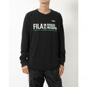 フィラ FILA メンズ 長袖機能Tシャツ 速乾ロングTシャツ FL-9A16064TL (ブラック)