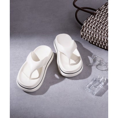 セットアップセブン SETUP7 【SETUP7】厚底トングサンダル SCCH601 (ホワイト)