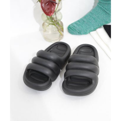 セットアップセブン SETUP7 ソフトサーブもこもこサンダル ルームシューズ GLR (ブラック)