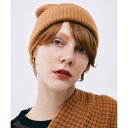 エレガンセーゼ elegancese 【elegancese】wool Cashmere waffle scarf (ライトブラウン)