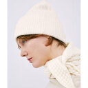 エレガンセーゼ elegancese 【elegancese】wool Cashmere waffle scarf (ホワイト)