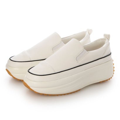 デメテル DEMETER 厚底ソール スリッポン スニーカー （ホワイト）