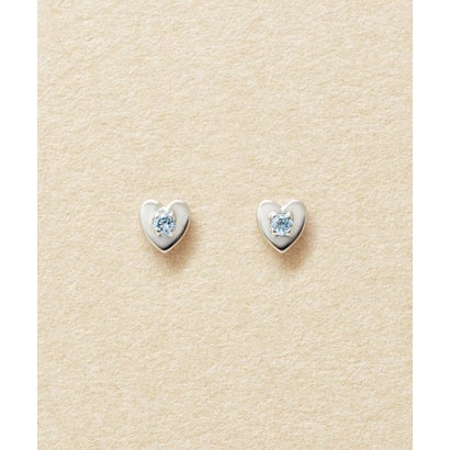 テイクアップ TAKE-UP [ セカンドピアス]Ptアイスブルーダイヤモンド ハートピアス （プラチナム）
