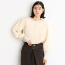 ザ ショップ ティーケー (ウィメン) THE SHOP TK(Women) ラメリブ配色ポリニット (オフホワイト(003))(4)