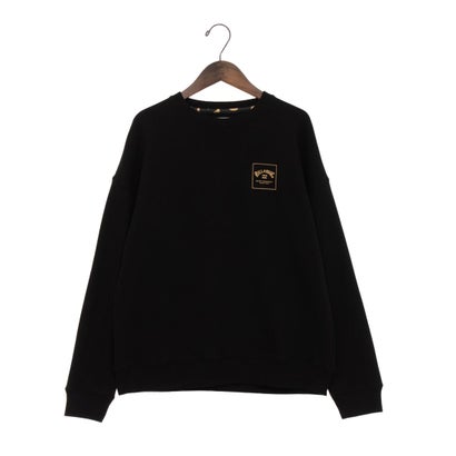 ビラボン BILLABONG レディース サーフ スウェットトレーナー PATTERN LOGO SWEAT CREW NECK サーフ スウェットトレーナー BE014003 （BLK）
