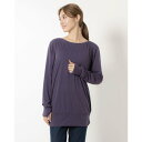ティゴラ TIGORA レディース フィットネス 長袖Tシャツ フィットネス チュニック丈裾ギャザー長袖Tシャツ TR-3F2894TL (パープル)