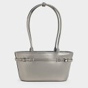 Sloane スローン イーロンゲイティドハンドルショルダーバッグ (Pewter)