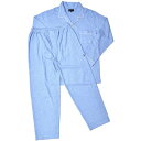 アダバット リラックスウェア アンダーウェア adabat RELAX WEAR / UNDER WEAR 長袖ニットテーラードパジャマ (ブルー)