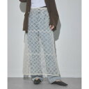 メゾンブリーズ MAISON BREEZE 【MAISON BREEZE】フリル刺繍チュールラップSK 31867A234 (アイボリー)