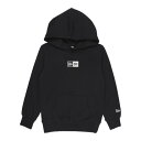 ニューエラ NEW ERA ジュニア スウェットパーカー YTH SW PH BOX LOGO EMB MTEA 14325130 (BLK)