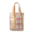 アースメイド EARTH MADE E6798 VINYL TOTE M (チェック.ベージュ)