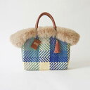 ウーヴン WOVEN fur-bkbag-pl-cr-ma-crm (PLATA CREMA MARINO FUR FLAP COVER CREAM)