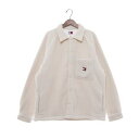 トミー ヒルフィガー TOMMY HILFIGER バッジテディオーバーシャツ (ライトベージュ)