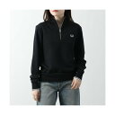 フレッドペリー FRED PERRY FRED PERRY トレーナー HALF ZIP SWEATSHIRT M3574 (102/BLACK/ブラック)
