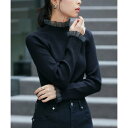 ルイルエブティック RUIRUE BOUTIQUE シアーフリルラグランニット (ブラック)