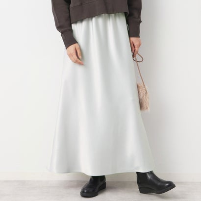 デッサン Dessin ナローサテンロングスカート （シルバー(006)）