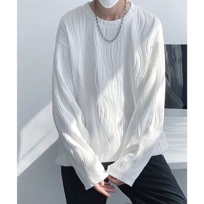 ミニミニストア miniministore クルーネック トップス 長袖 Tシャツ （ホワイト）