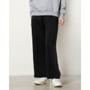 コンバース CONVERSE レディース スウェットロングパンツ スウェット ワイドパンツ_ 4540003 (BLACK)