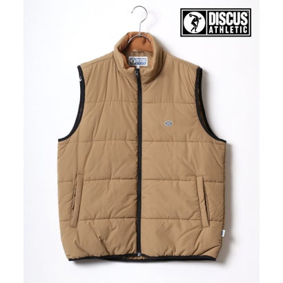 マルカワ MARUKAWA 【DISCUS/ディスカス】撥水 エコダウンベスト/メンズ レディース ベスト 中綿 アウトドア アメカジ (ベージュ系その他)