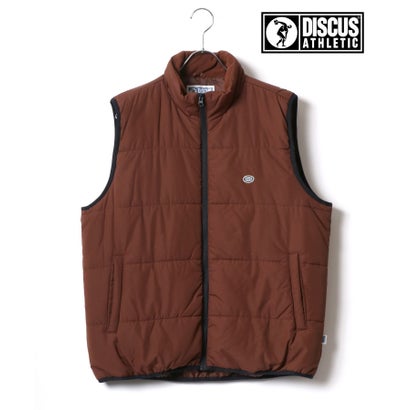 マルカワ MARUKAWA 【DISCUS/ディスカス】撥水 エコダウンベスト/メンズ レディース ベスト 中綿 アウトドア アメカジ (ダークブラウン)
