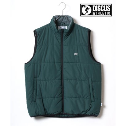 マルカワ MARUKAWA 【DISCUS/ディスカス】撥水 エコダウンベスト/メンズ レディース ベスト 中綿 アウトドア アメカジ (グリーン系その他)