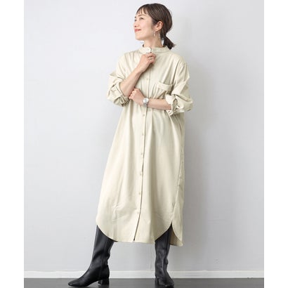 アレッタ ヴィータ Aletta vita アレッタ ヴィータ Aletta vita エステルスパンバンドカラーシャツワンピース (オフベージュ) アレッタ ヴィータ Aletta vita アレッタ ヴィータ Aletta vita エステルスパンバンドカラーシャツワンピース (オフベージュ)