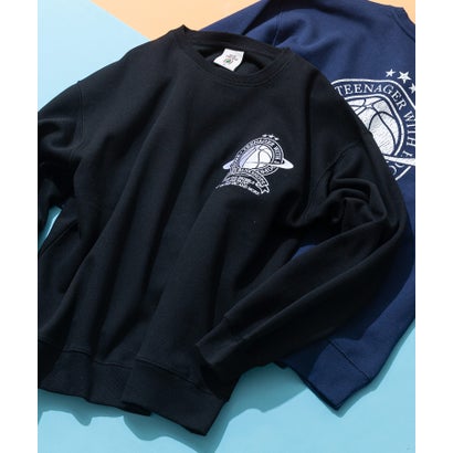 ジーンズメイト JEANS MATE 【DESERT SPORTSWEAR】胸刺繍 トレーナー （ブラック）