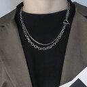 ダイヤモンドハーツ Diamond Hearts 【訳あり新品】2連チェーンネックレス ネックレス シルバー (シルバー)