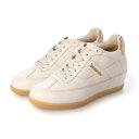 bussola ブソラ オールレザー インヒールスニーカー (White)