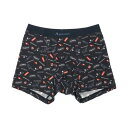 アクアスキュータム Aquascutum NEWAQボクサー/24FW/ロンドンバス 【返品不可商品】 (ネイビー)(4)